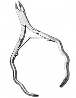 Cuticle Nipper,Zigzag Handle 