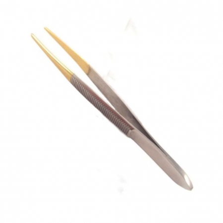 Gold Tip Point Tweezer